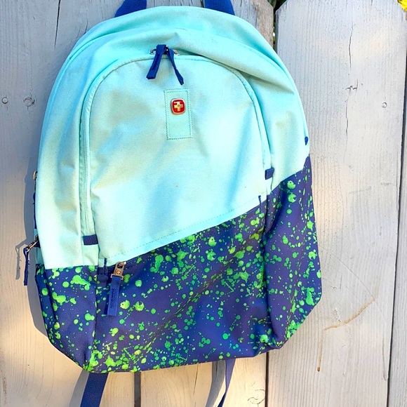 Wenger 16 inch laptop Backpack, Pale aqua